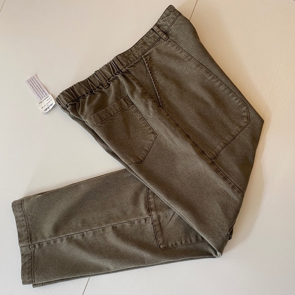 Young Fabulous & Broke NWT High Rise Cargo Pants Khaki Sz Medium - Picture 9 of 14
